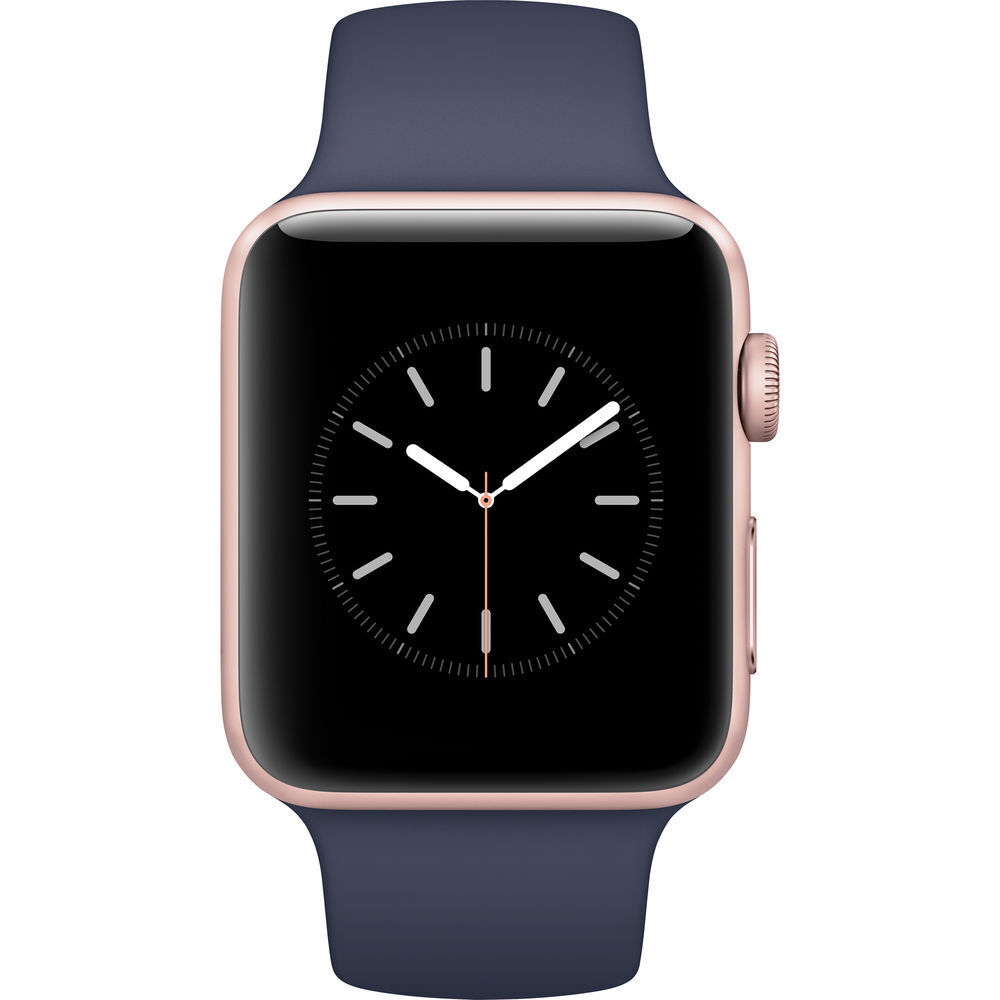 Apple Watch Series 2 42mm (Rose Gold Aluminum Case, Midnight Apple Watch Series 2 42mm (Rose Gold Aluminum Case, Midnight