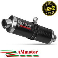 Mivv Yamaha R6 2000 Yzf 600 Terminale Di Scarico Per Moto Marmitta Oval Carbonio