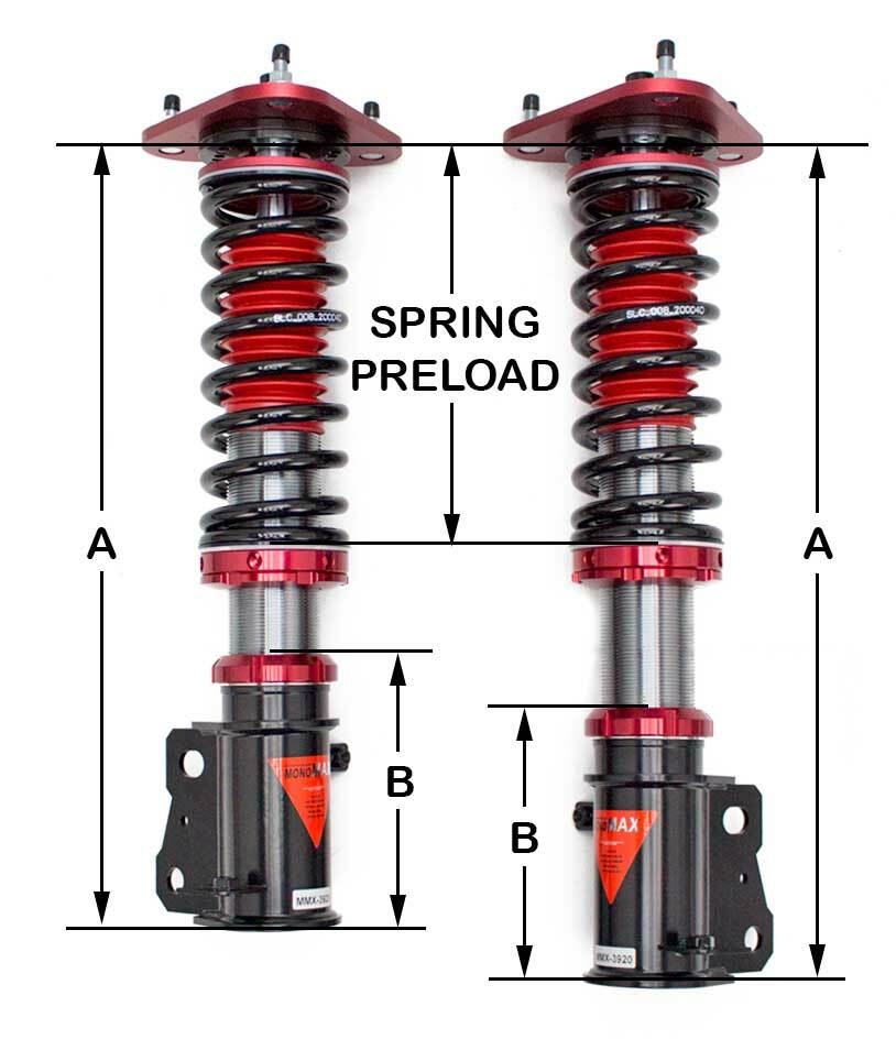 Godspeed MMX2230 MAXX Coilovers Suspension Kit 1990-05 For Acura NSX NA1 NA2