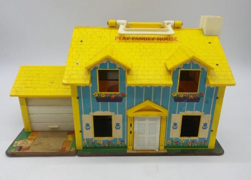 Vintage 1969 Fisher-Price Play Family House