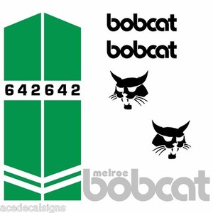 Fits Bobcat E10 Mini Excavator Decal Kit #BC-EX-E10
