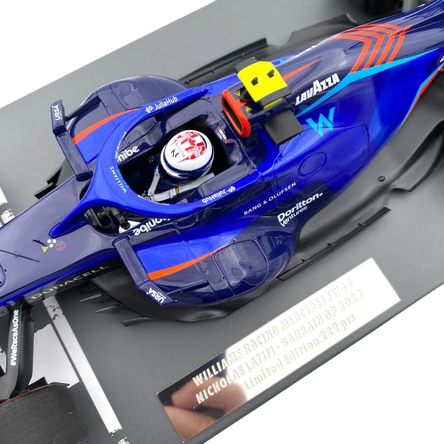 Modellino F1 Minichamps 1/18 Williams Racing FW44 Bahrain GP 2022 #6 N. Latifi - Immagine 2 di 4