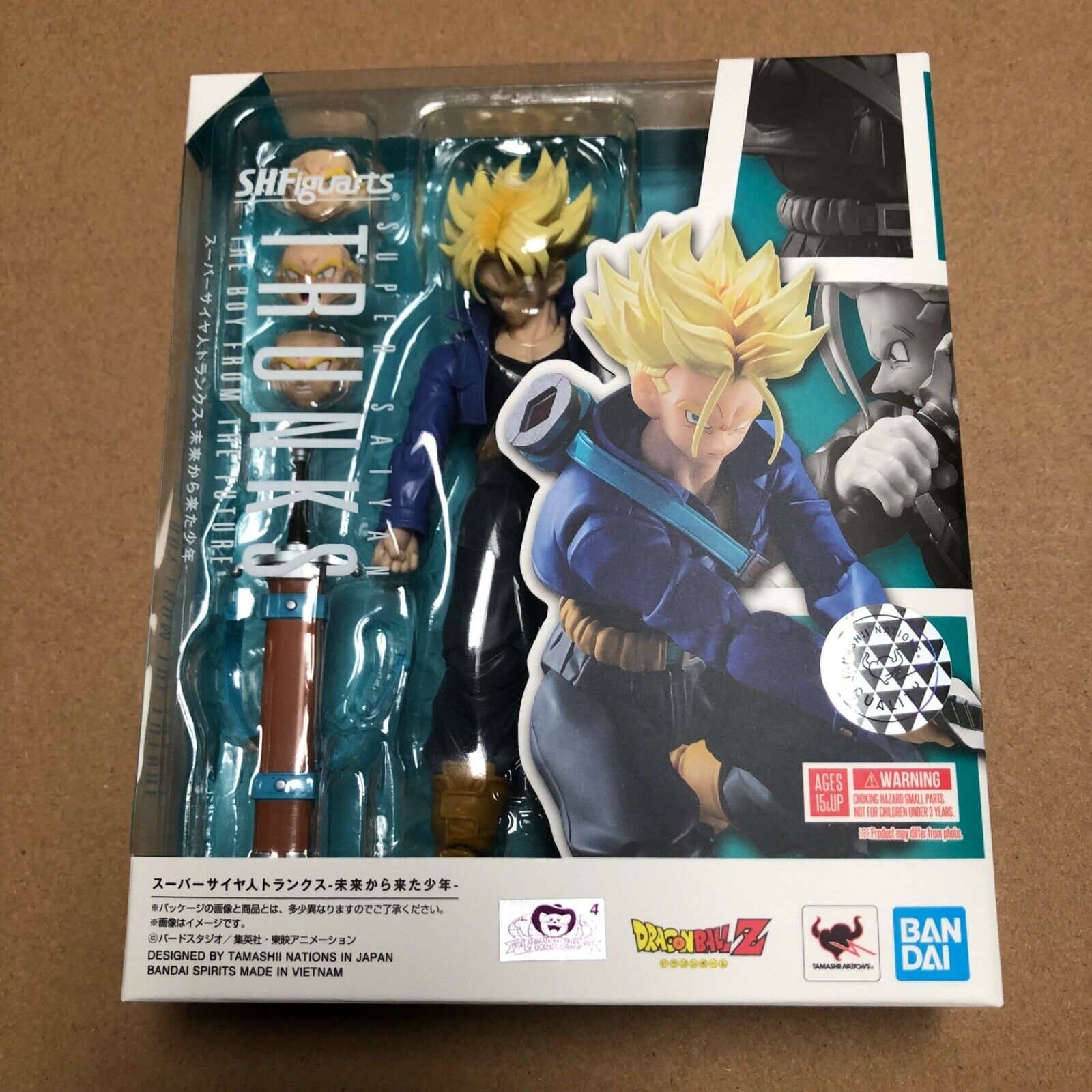 Dragon Ball Z S.H.Figuarts Super Saiyan Trunks Boy from the Future Action Figure