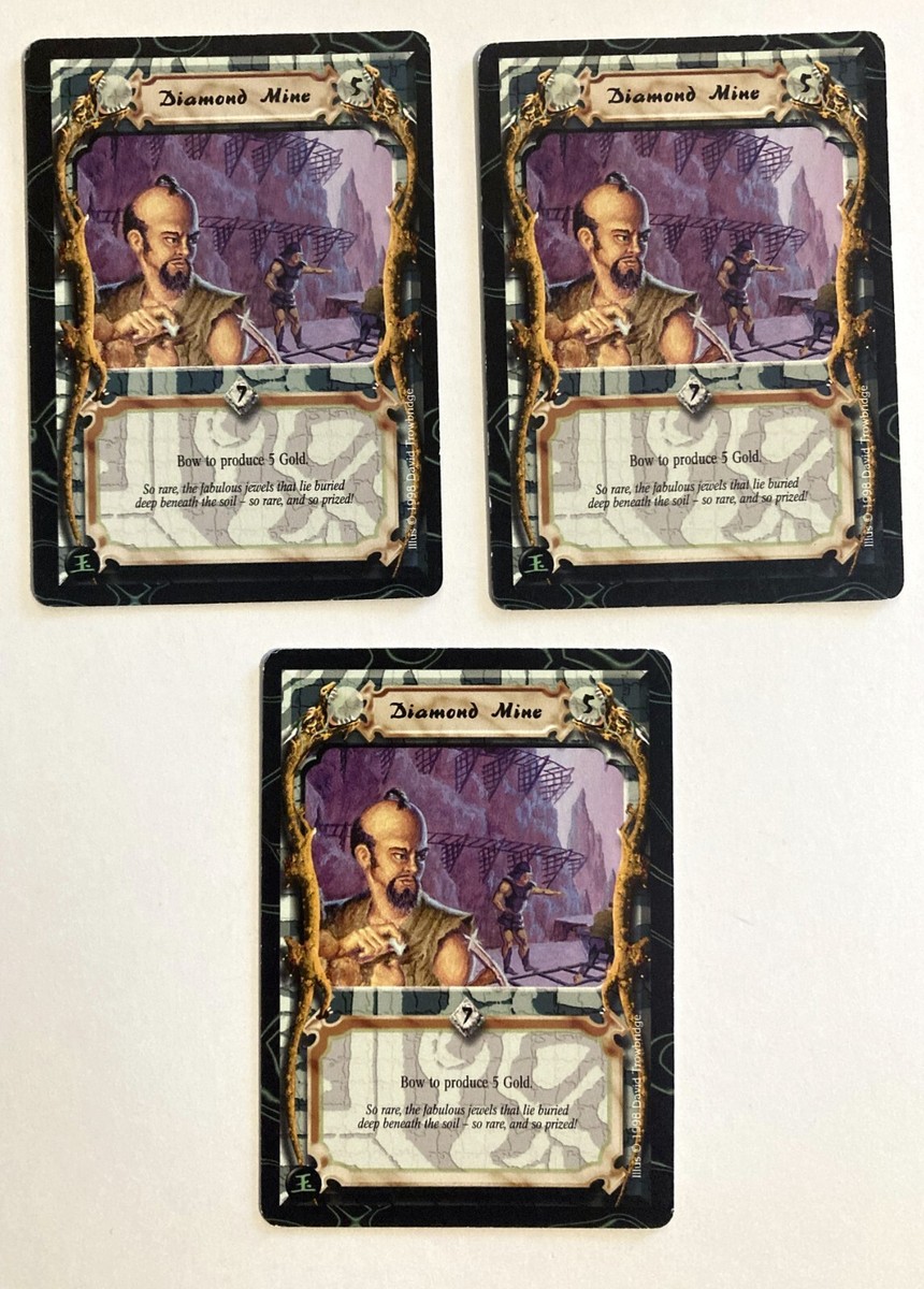 Diamond Mine (3) L5R Legend of the Five Rings CCG Jade Edition | eBay