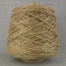 THICK PURE JUTE WEAVING YARN BIG 500g CONE NATURAL TWINE RUG WARP VINTAGE RUSTIC