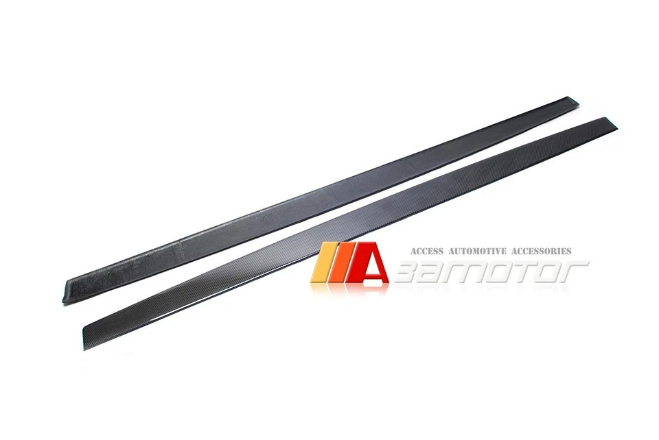 Carbon Fiber MP Side Skirt Extensions Set fits 2014-2020 BMW F80 M3 / F82 F83 M4 Foto 3 de 4