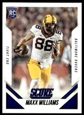 2015 Score 398 Maxx Williams Baltimore Ravens RC Football Card