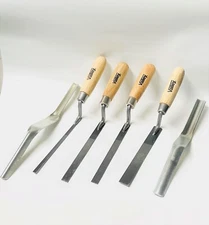 6 -Pcs Trowels set (4-Pcs Tuck Trowel 1/4", 3/8", 1/2", 3/4" & 2-Pcs Brick Joint