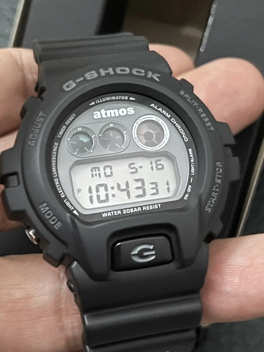RARE NEW BE@RBRICK CASIO Rare G-SHOCK × MEDICOM TOY x atmos DW-6900 BearBrick