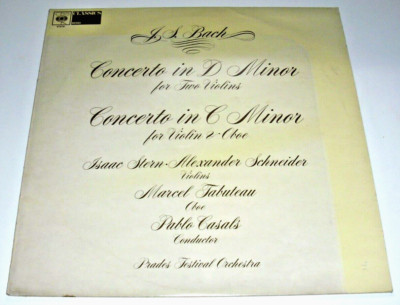 *BACH* Concerto for two Violins etc - *STERN* *SCHNEIDER* *CASALS* - 1st Press