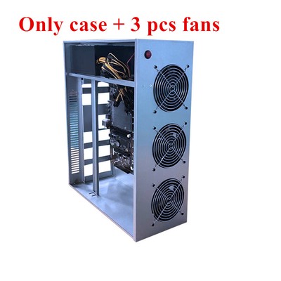 Server Chassis Case with 3 Fans For 5 GPU Platform Graphics Card X79 Motherboard