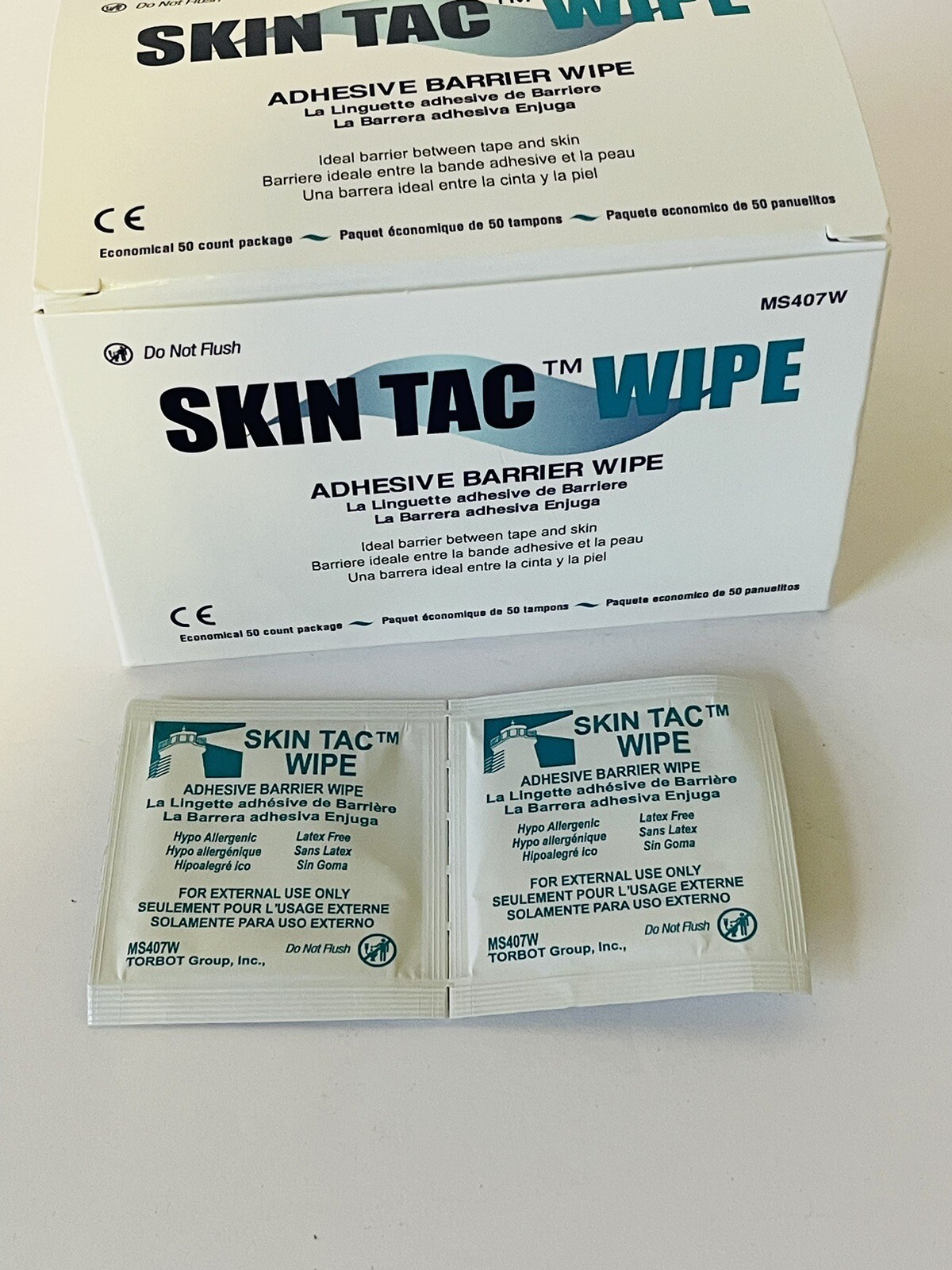 Torbot SkinTac™ Adhesive Barrier Wipes 50 count 806278003985 eBay