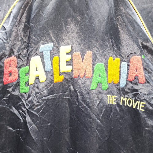 1981 Beatlemania The Movie American Cinema Promo Embroidered Satin Jacket XS - Picture 3 of 14