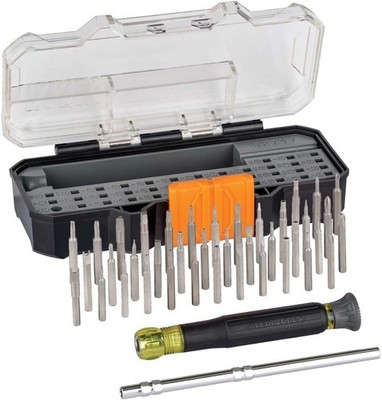 39-Bit Precision Screwdriver Set with Case Magnetic Dual Barrel Repair Tool