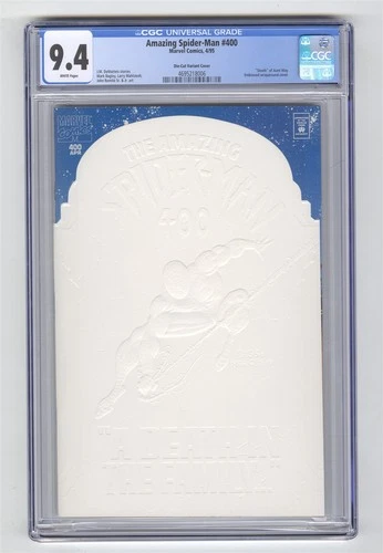 Amazing Spider-Man #400 CGC 9.4 Die-Cut Variant Rare White Cover Death Aunt May