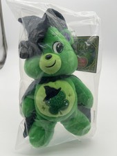 Basic Fun Care Bears Good Luck Bear Green Plush Stuffed Animal Unopened 2025
