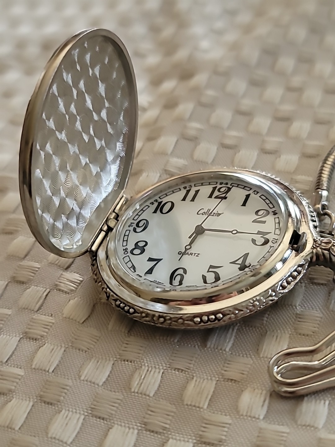 Pocket Watch Quartz Mens Antique Eagle Pattern Vi… - image 16