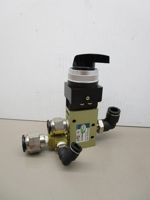 TPC  UDM230-01S  Switched Pneumatic Valve Assembly  1/8'' Ports with fittings