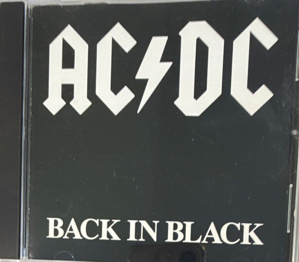 AC/DC - Back in Black CD 1980, Atlantic Recording Corporation Rock ...