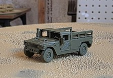 One HO 1/87 scale M998a Humvee cargo/troop carrier, olive drab