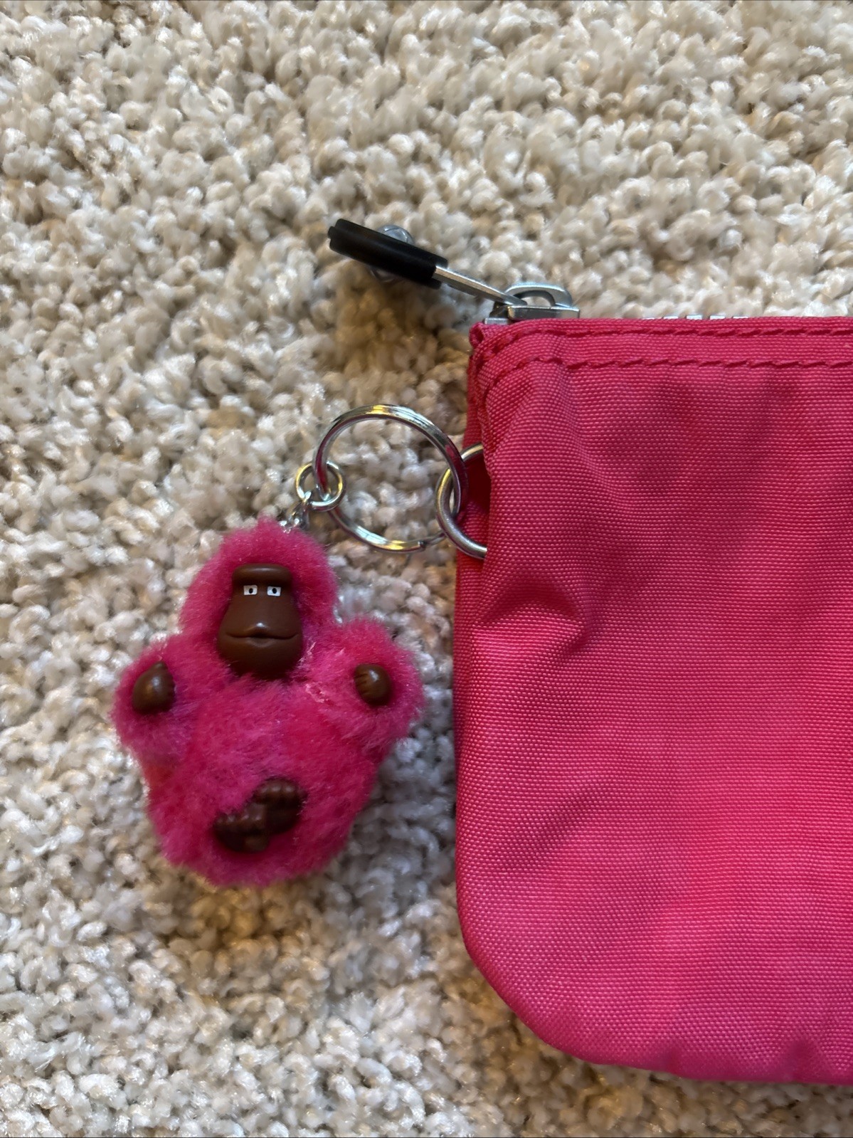 KIPLING CREATIVITY BERRY POUCH WITH MONKEY HANGTA… - image 2