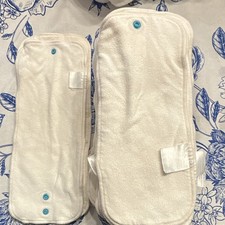Lalabye Baby Cloth Diaper Inserts Set of 25 One Size Fits Most White