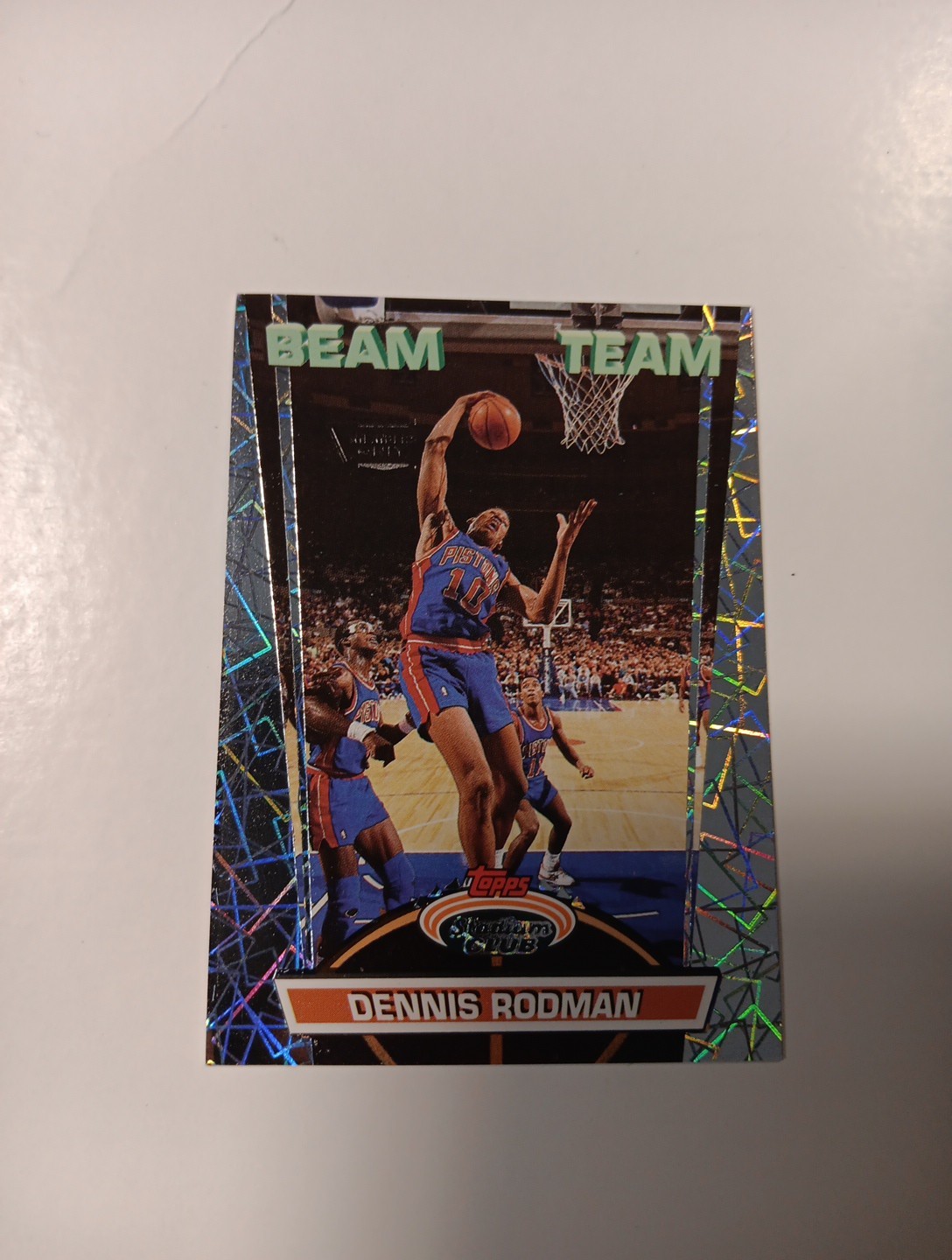 1992-93 Topps Stadium Club - Beam Team Dennis Rodman #19 Members Only Set Break