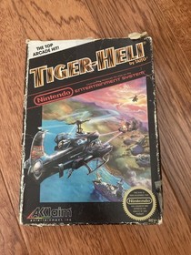 Tiger-Heli 1987 aut&eacute;ntico videojuego Nintendo NES completo en caja, con manual