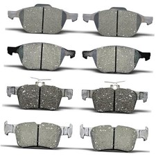 Front and Rear Disc Ceramic Brake Pads For 2017 2018 2019 Ford D1044 D1665