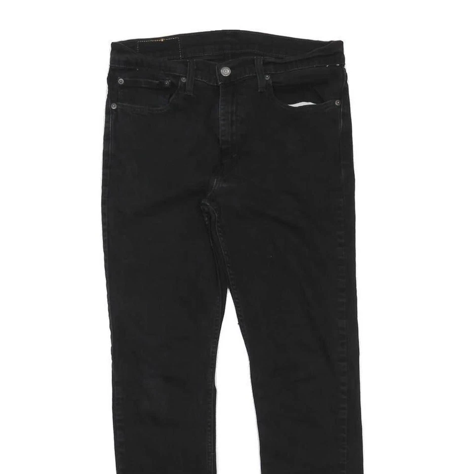 LEVI'S 511 Jeans Slim Homme Noir Skinny Denim Brut W32 L39 Stretch - Photo 2/4