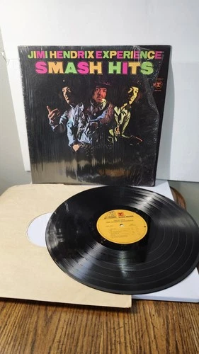 Jimi Hendrix Experience Vintage Vinyl LP Record "Smash Hits" Wrap, Tested