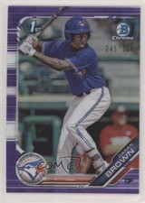 2019 Bowman Draft Chrome Purple Refractor 245/250 Dasan Brown #BDC-63 uk2