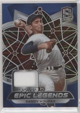 2021 Spectra Epic Legends Materials Hyper Prizm 61/75 Sandy Koufax HOF 5m1