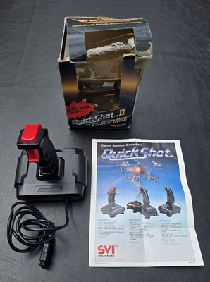 Vintage Spectravideo QuickShot II Deluxe Joystick SV-102 Boxed Atari C64 VIC-20
