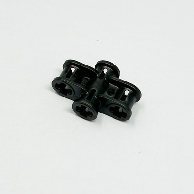 11272 LEGO Parts Technic Axle Connector 2x3 Quadruple PEARL DARK GRAY (1)