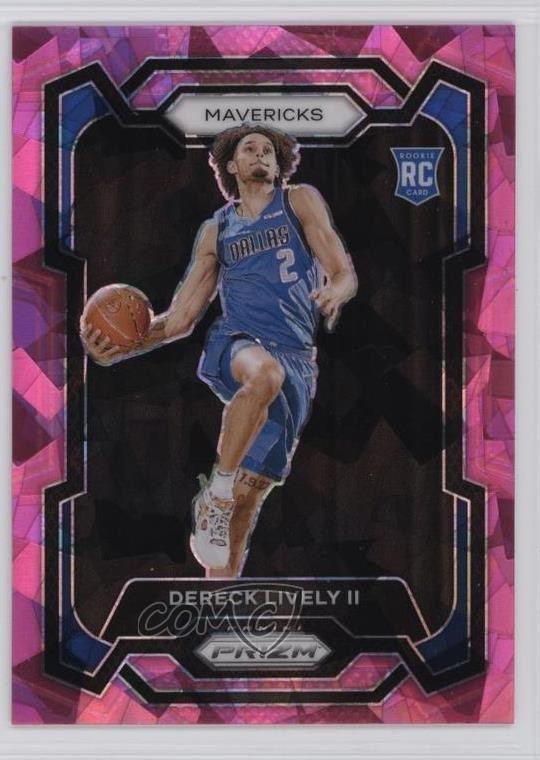 2023-24 Panini Prizm Pink Ice Prizm Dereck Lively II #163 ux1
