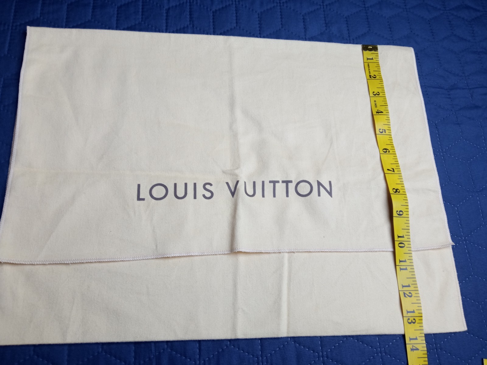 Auth Louis Vuitton Envelope Dust Bag 18''x13,25'' thumbnail 2