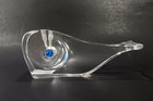 Whale Pen Holder Clear Lucite w/Blue Eyes Ritts Astrolite Retro MCM Office — photo 1