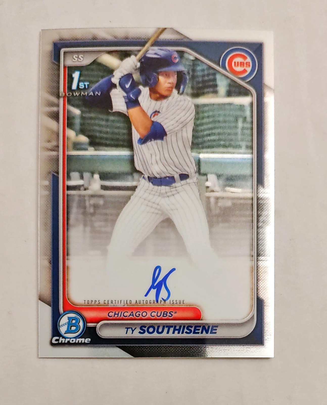 Ty Southisene 2024 1st Bowman Chrome AUTO Prospect AUTOGRAPH Chicago Cubs RC z22