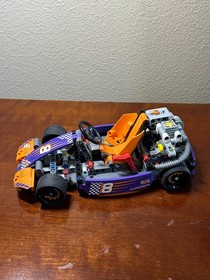 LEGO Technic 2 in 1 42048 Race Kart with Instructions, missing spare parts.