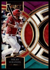 2024 Panini Select - Premier Level Nolan Schanuel #34 Tri-Color Prizm (RC)