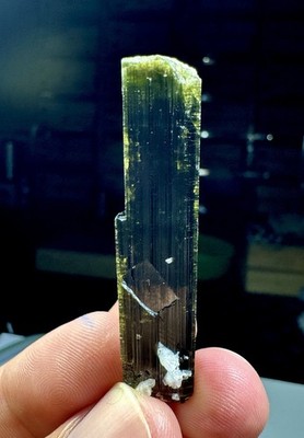 65 CTS Natural Beautiful Green Cape Tourmaline Crystal Specimen From Pakistan