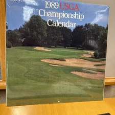 1989 USGA Championship Calendar, Brand New in original packaging