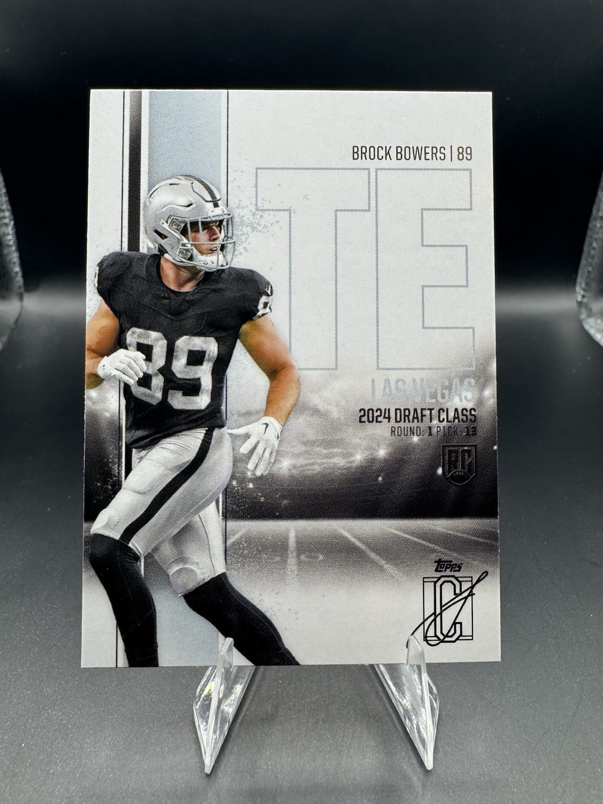 2024 Topps Signature Class - Brock Bowers RC #129 Las Vegas Raiders Rookie 358
