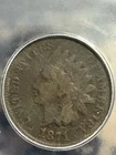 1871 Indian Head Cent, tough date, PCGS VG Detail, Free shipping