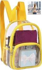 Heavy Duty Clear Backpack Waterproof Transparent Sling Bag See Through Bookbag