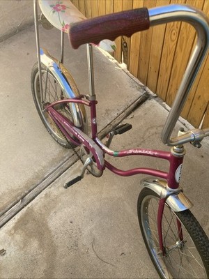 激レア Schwinn Sting-Ray SLIK Vintage Violet 1970 Schwinn Stingray SLIK CHIK 20” Bicycle | eBay