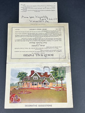 Henry Bosch Wallpaper Advertising Mailer Brochure Ad Honesdale PA Cancel 1911