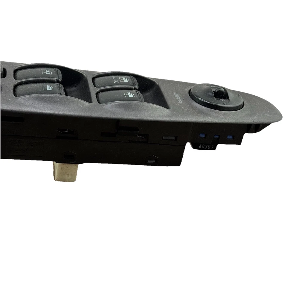 Interruptor de control de ventana maestra del conductor Hyundai Elantra 2001-2006 gris #19 Foto 3 de 4