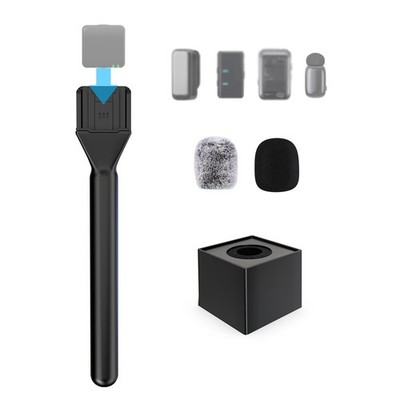 Mic Handle for DJI Mic Mini/2/3, RODE Wireless GO 2/3, Hollyland Lark M1/C1, ...